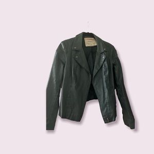 Sage Leather Jacket